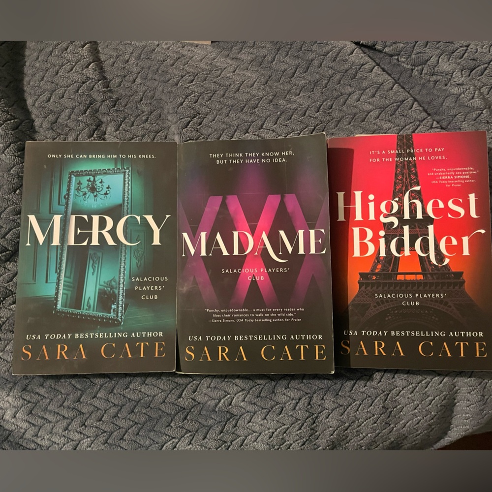 Blue and Purple Geometric Coffee Table Books